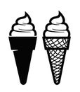 Ice Cream icon Royalty Free Stock Photo