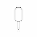 Ice Cream icon, outline style Royalty Free Stock Photo