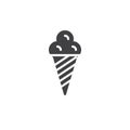 Ice cream icon vector