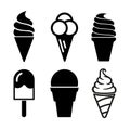 Ice cream icons set Ã¢â¬â vector