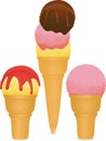 Ice cream illustration