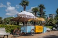 Ice cream selling point in Sochi, Russia