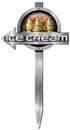 Ice Cream - Metal Directional Sign