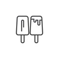 Ice cream outline icon