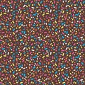 Sprinkles Mix Seamless Pattern Royalty Free Stock Photo