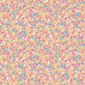 Sprinkles Mix Seamless Pattern Royalty Free Stock Photo