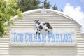 Ice Cream Parlor sign at the Fort Worth Zoo, Fort Worth, Texas Royalty Free Stock Photo