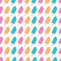 Ice cream pattern design Royalty Free Stock Photo