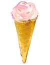 Ice cream pink