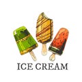 276_ice cream, popsicle Royalty Free Stock Photo