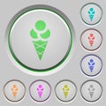 Ice cream push buttons