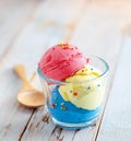 Ice cream rainbow