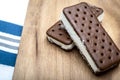 Ice cream sandwiches Royalty Free Stock Photo