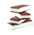 Ice cream sandwiches. Royalty Free Stock Photo