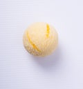 ice cream scoop or ice cream ball on the background. Royalty Free Stock Photo