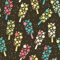 Ice cream seamless pattern