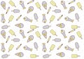 Ice Cream Seamless patterns sweets