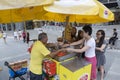 Ice cream seller in Singapore