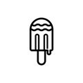 Ice cream stick thin line icon Royalty Free Stock Photo