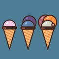 Ice cream summer set