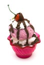 Ice-cream Sundae Royalty Free Stock Photo