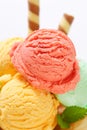 Ice cream sundae Royalty Free Stock Photo