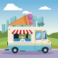 Ice cream truck