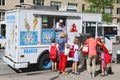 Ice cream truck in midtown Manhattan