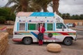 Ice cream truck in Riyadh, Saudi Arabia