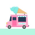 Ice cream truck.