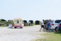 Ice Cream Van at the Coast of Walberswick Suffolk England