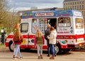 The ice cream van Royalty Free Stock Photo