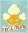 Ice Cream Vanilla Card