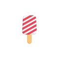 Ice cream vector flat colour icon Royalty Free Stock Photo