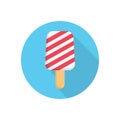 Ice cream vector flat colour icon Royalty Free Stock Photo