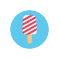 Ice cream vector flat colour icon Royalty Free Stock Photo