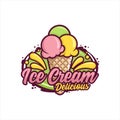 Ice cream vector design premium-1