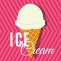 Ice cream vector illustration Royalty Free Stock Photo