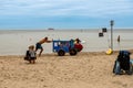 Ice cream vendor on the beach