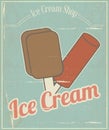 Ice Cream Vintage Card