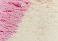 Ice-cream white pink Royalty Free Stock Photo