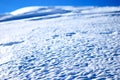 Ice crust on the snow