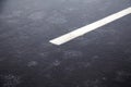 Ice crusted ground, icy road, slippery surface Royalty Free Stock Photo