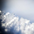 Ice crystals details Royalty Free Stock Photo