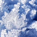 Ice crystals details Royalty Free Stock Photo