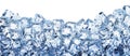 Ice cube background. Clipping path. Royalty Free Stock Photo