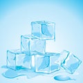 Ice Cubes Royalty Free Stock Photo