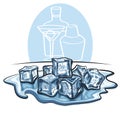 Ice cubes