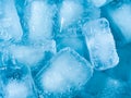 ice cubes background, close up Royalty Free Stock Photo