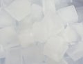 Ice cubes background close up view Royalty Free Stock Photo